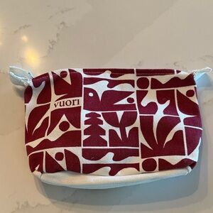 BRAND NEW Vuori Strawberry Canvas Pouch